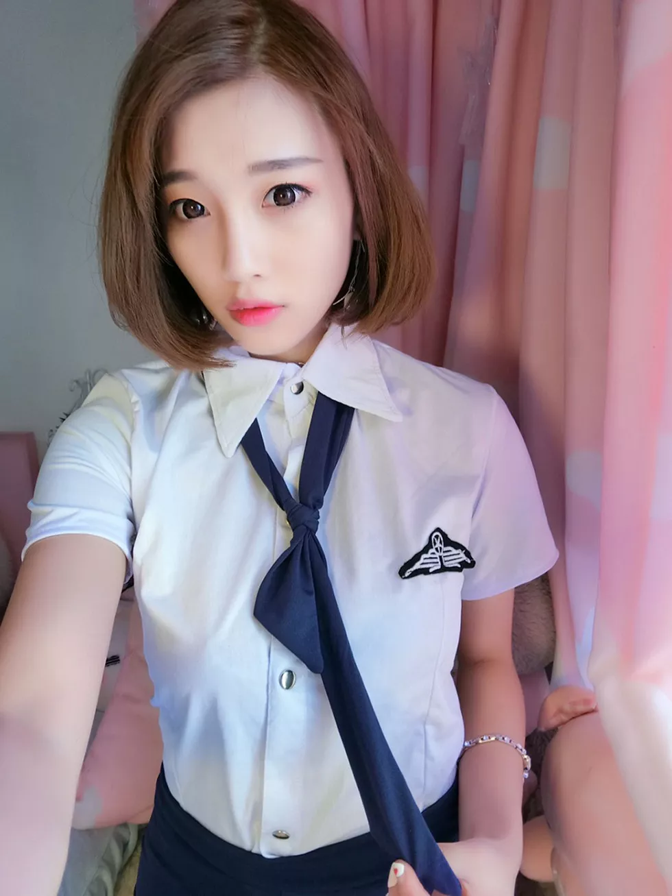 嫩模杨晨晨Sugar居家空姐制服2套爆乳诱惑写真134P