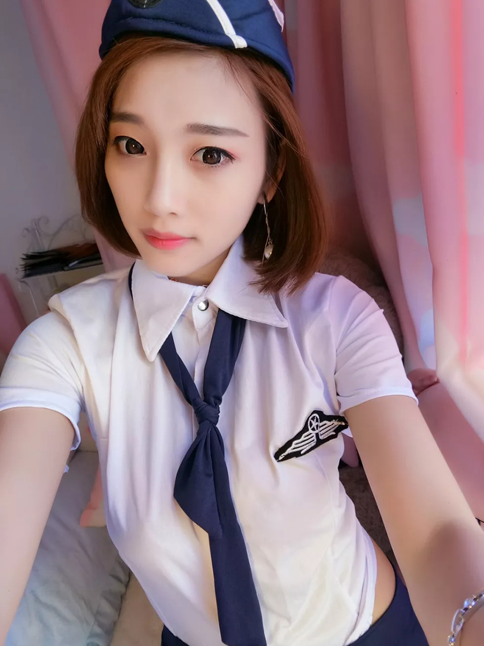 嫩模杨晨晨Sugar居家空姐制服2套爆乳诱惑写真134P