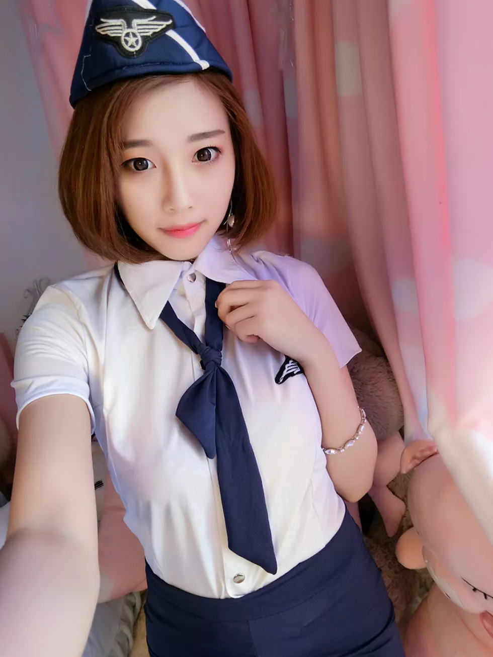 嫩模杨晨晨Sugar居家空姐制服2套爆乳诱惑写真134P