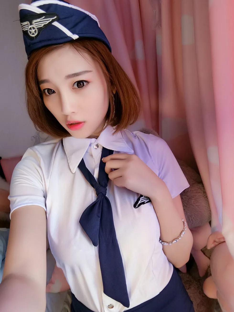 嫩模杨晨晨Sugar居家空姐制服2套爆乳诱惑写真134P