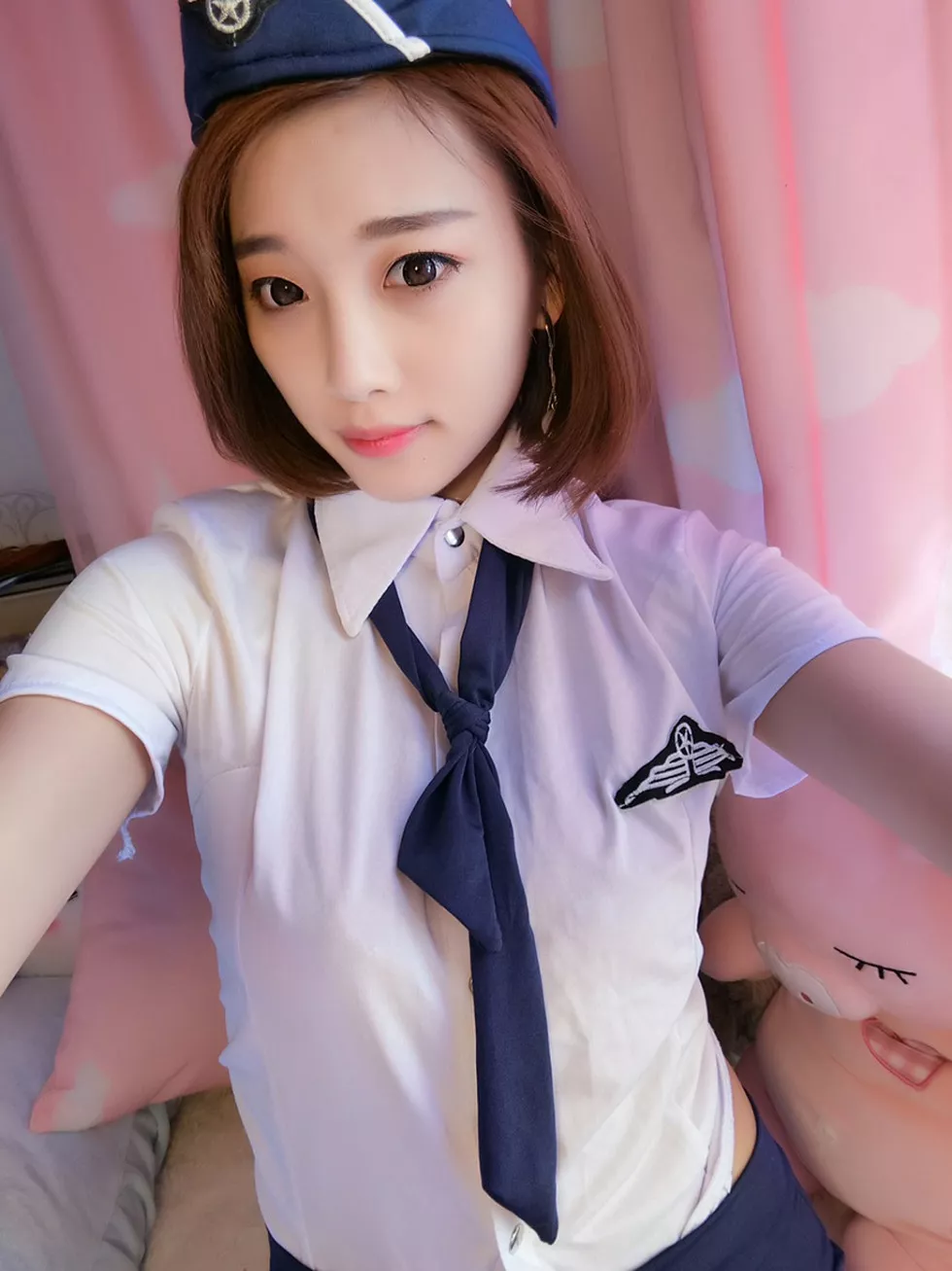 嫩模杨晨晨Sugar居家空姐制服2套爆乳诱惑写真134P