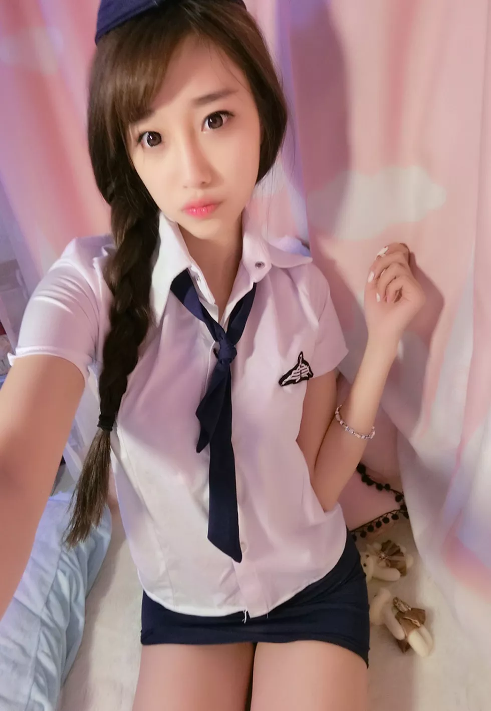 嫩模杨晨晨Sugar居家空姐制服2套爆乳诱惑写真134P