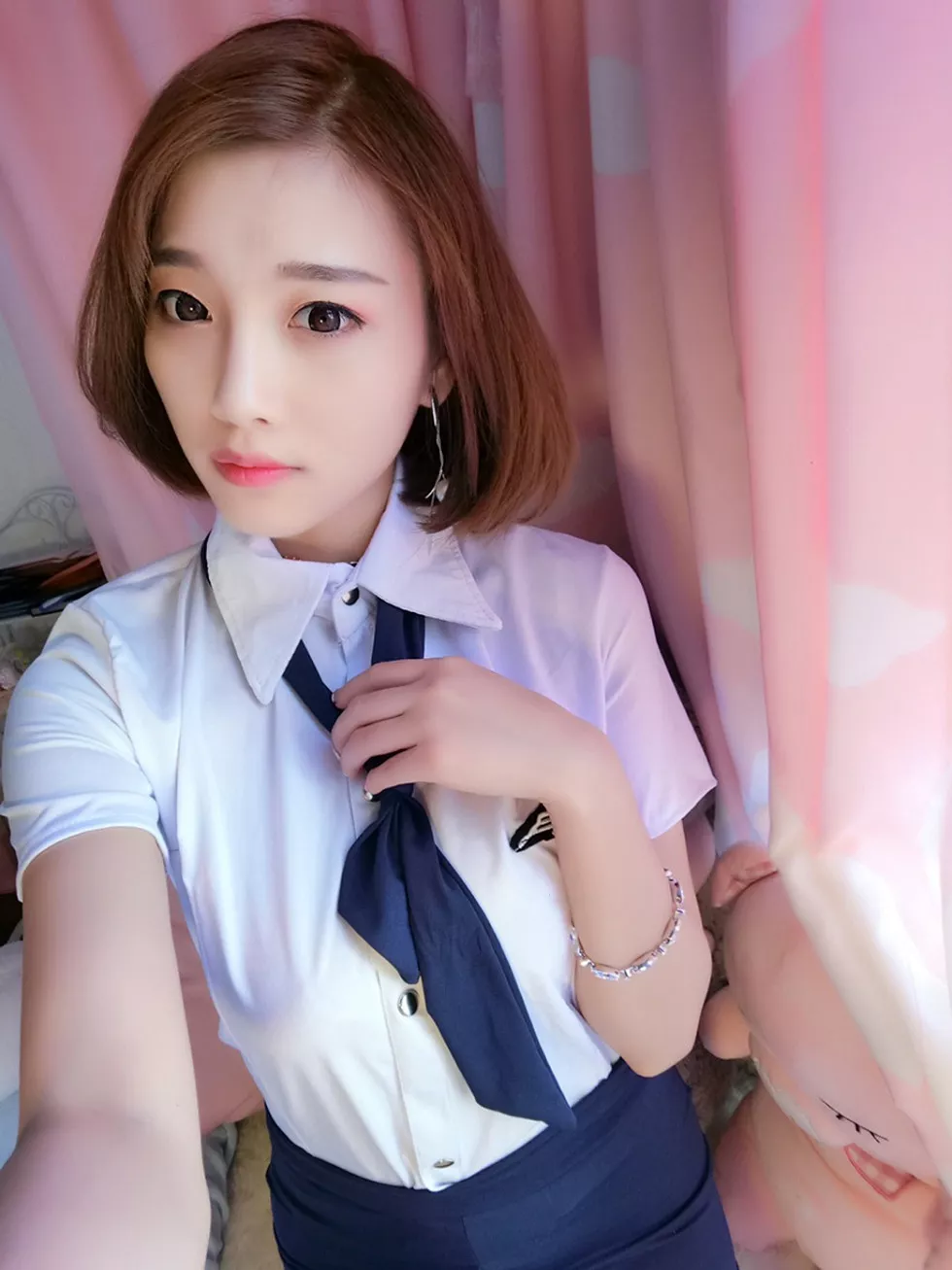 嫩模杨晨晨Sugar居家空姐制服2套爆乳诱惑写真134P