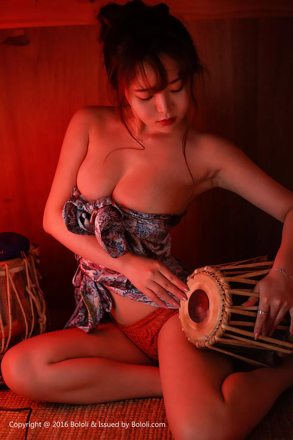 [BoLoli波萝社新刊]Vol.110_嫩模柳侑绮Cos明日香大尺度露豪乳撩人诱惑写真29P