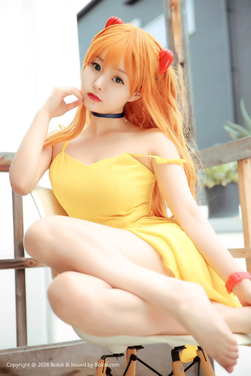[BoLoli波萝社新刊]Vol.110_嫩模柳侑绮Cos明日香大尺度露豪乳撩人诱惑写真29P