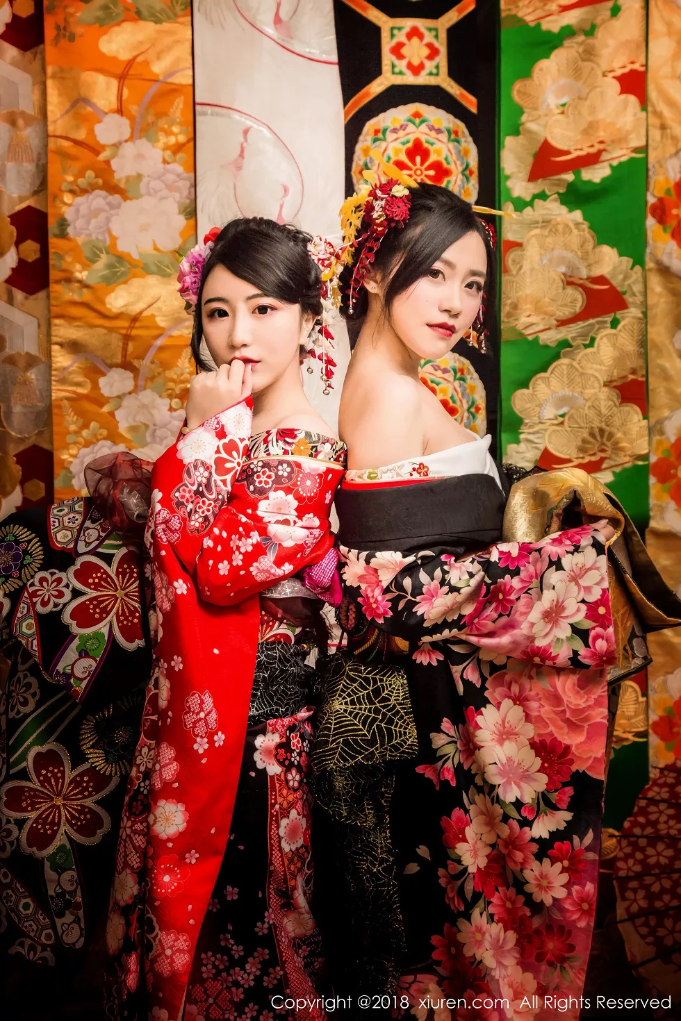 XiuRen第930_嫩模许诺Sabrina日本旅拍花魁造型性感和服系列写真36P