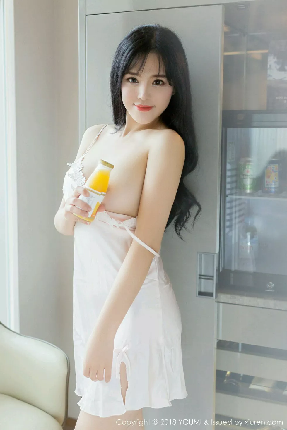 [YouMi尤蜜荟]Vol.143_女神刘钰儿私房白色蕾丝内衣透视秀豪乳翘臀火辣诱惑写真41P