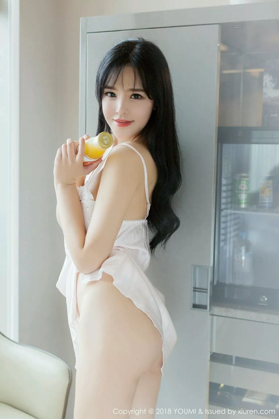 [YouMi尤蜜荟]Vol.143_女神刘钰儿私房白色蕾丝内衣透视秀豪乳翘臀火辣诱惑写真41P
