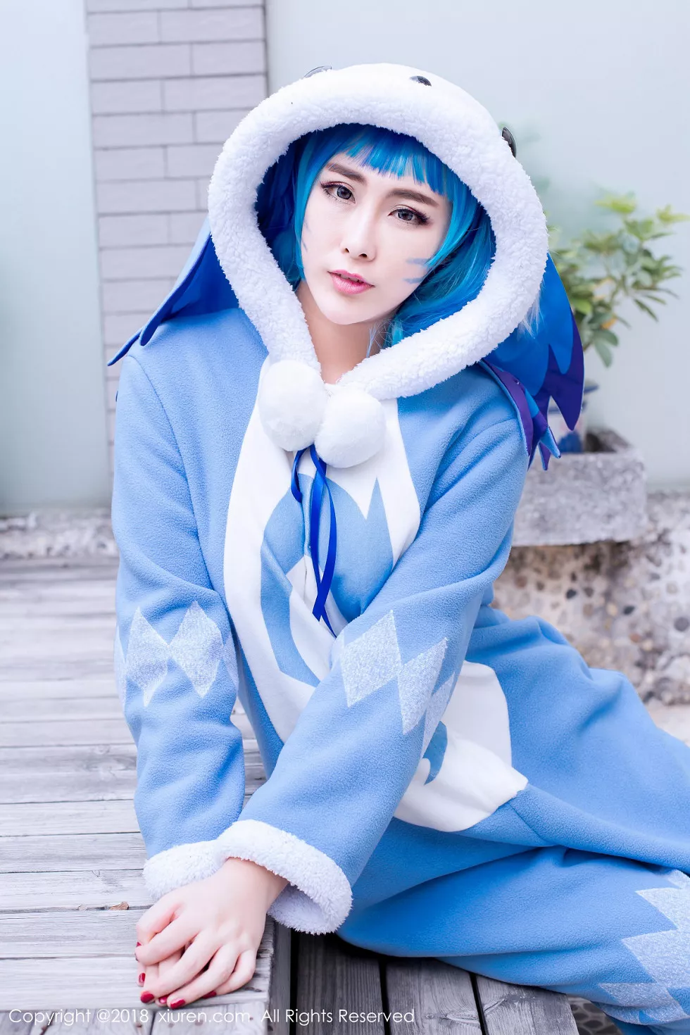 XiuRen第1096期_嫩模孟狐狸FoxYini居家私房脱白衬衣全裸美体惹火诱惑写真31P
