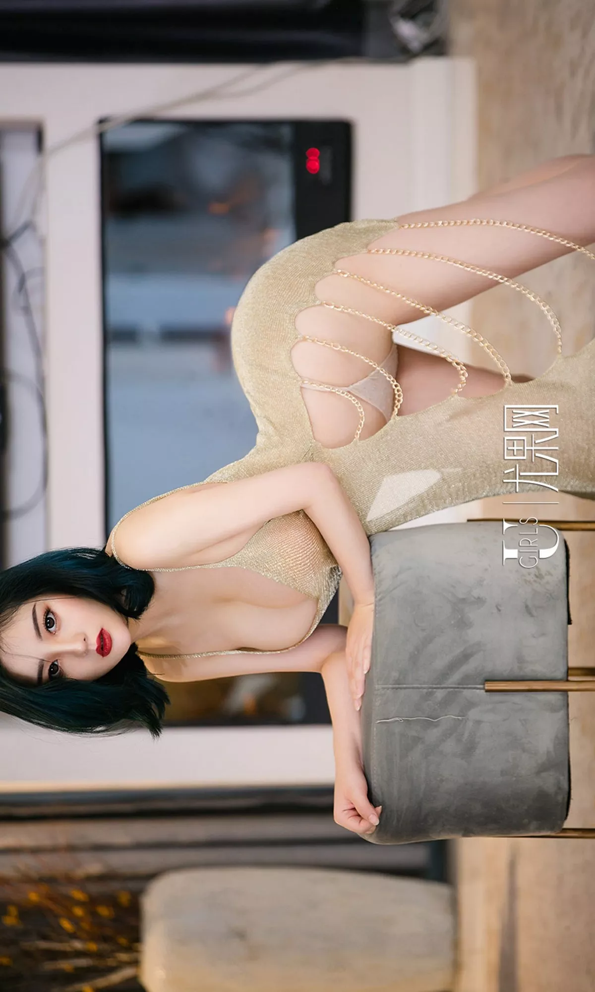 [Ugirls爱尤物]No.1395_嫩模井酱baby私房性感内衣系列秀完美身材豪乳诱惑写真35P