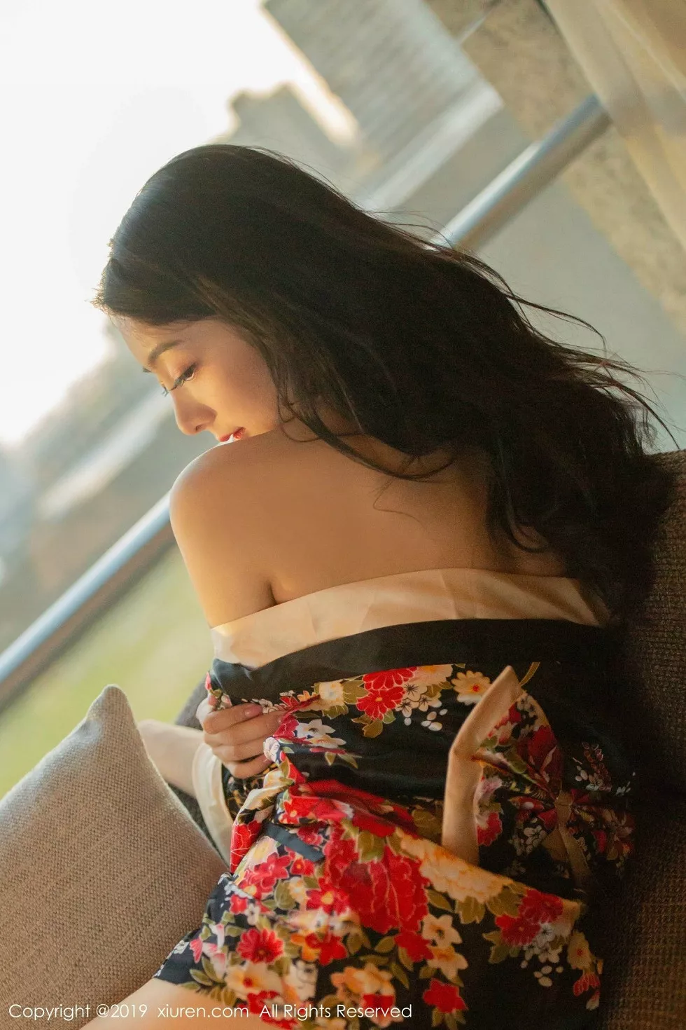 XiuRen第1444期_女神Angela喜欢猫私房异域和服SM捆绑秀火辣身材诱惑写真44P