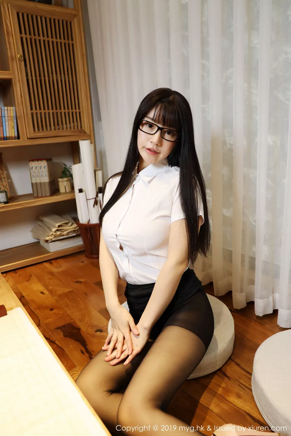 [MyGirl美媛馆]Vol.368_女神Flower朱可儿大理旅拍秘书黑丝OL制服半露豪乳诱惑写真101P