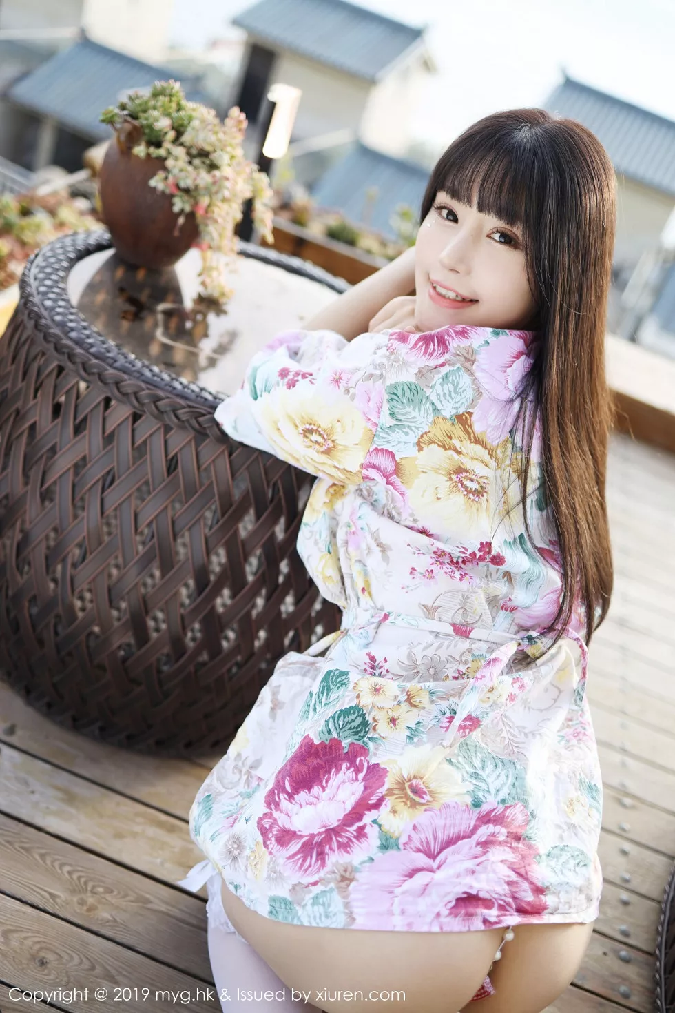 [MyGirl美媛馆]Vol.373_女神Flower朱可儿大理旅拍户外情趣内衣配白丝袜诱惑写真62P