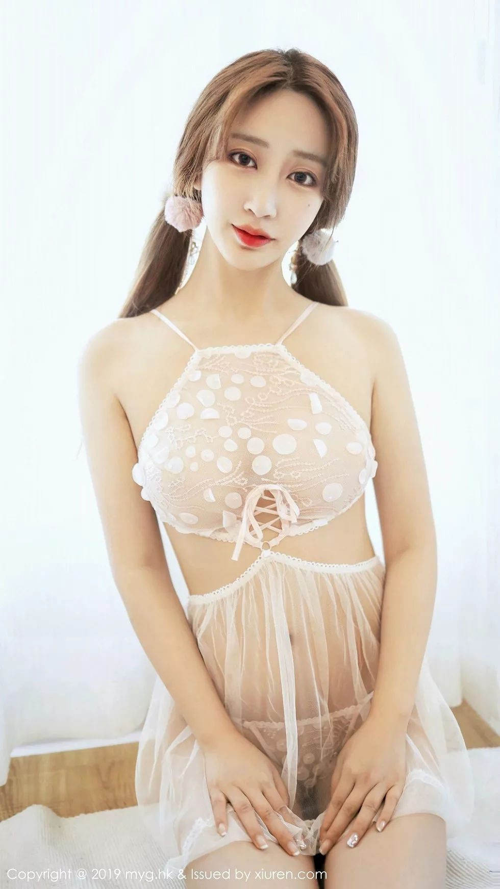 [MyGirl美媛馆]Vol.382_嫩模Betty林子欣私房半透情趣内衣撩人姿势喷血诱惑写真54P