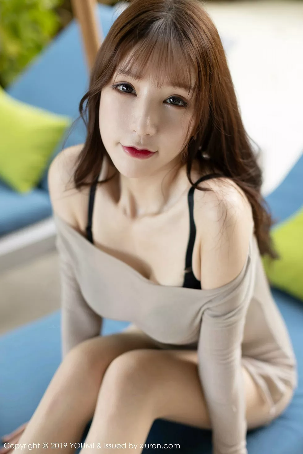 [YouMi尤蜜荟]Vol.369_女神周于希Sandy马尔代夫旅拍户外无内肉丝透视诱惑写真56P