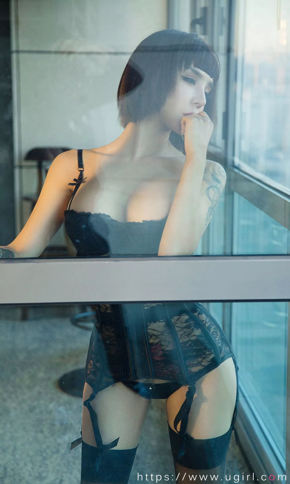 [Ugirls爱尤物]No.1776_嫩模林诗茵等7大美女性感私房内衣完美写真合集35P