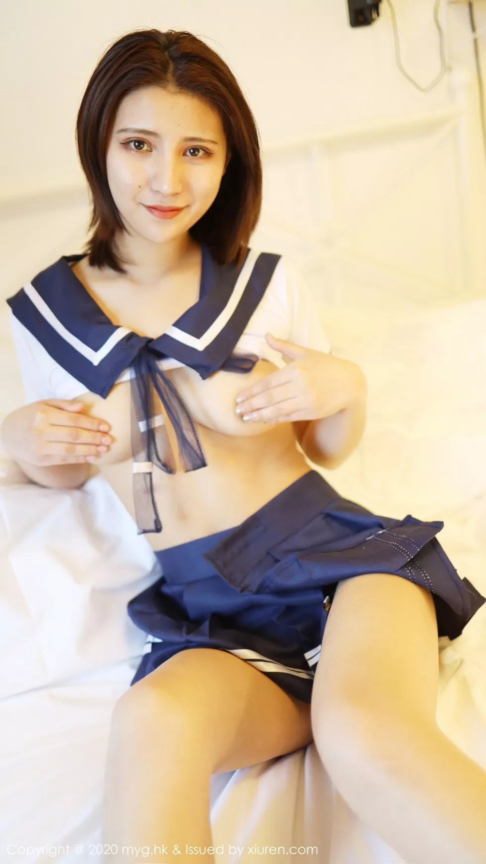 [MyGirl美媛馆]Vol.442_嫩模久久Aimee青春JK制服主题半脱秀火辣身材诱惑写真66P