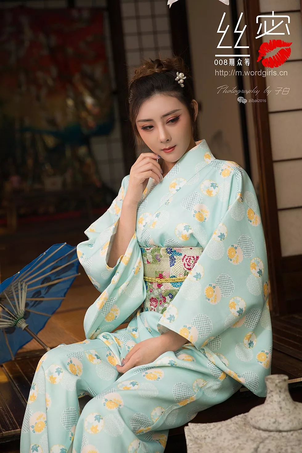[Toutiao头条女神]No.S011_嫩模JennyR和风花与蛇主题性感姐妹花私房捆绑诱惑写真86P