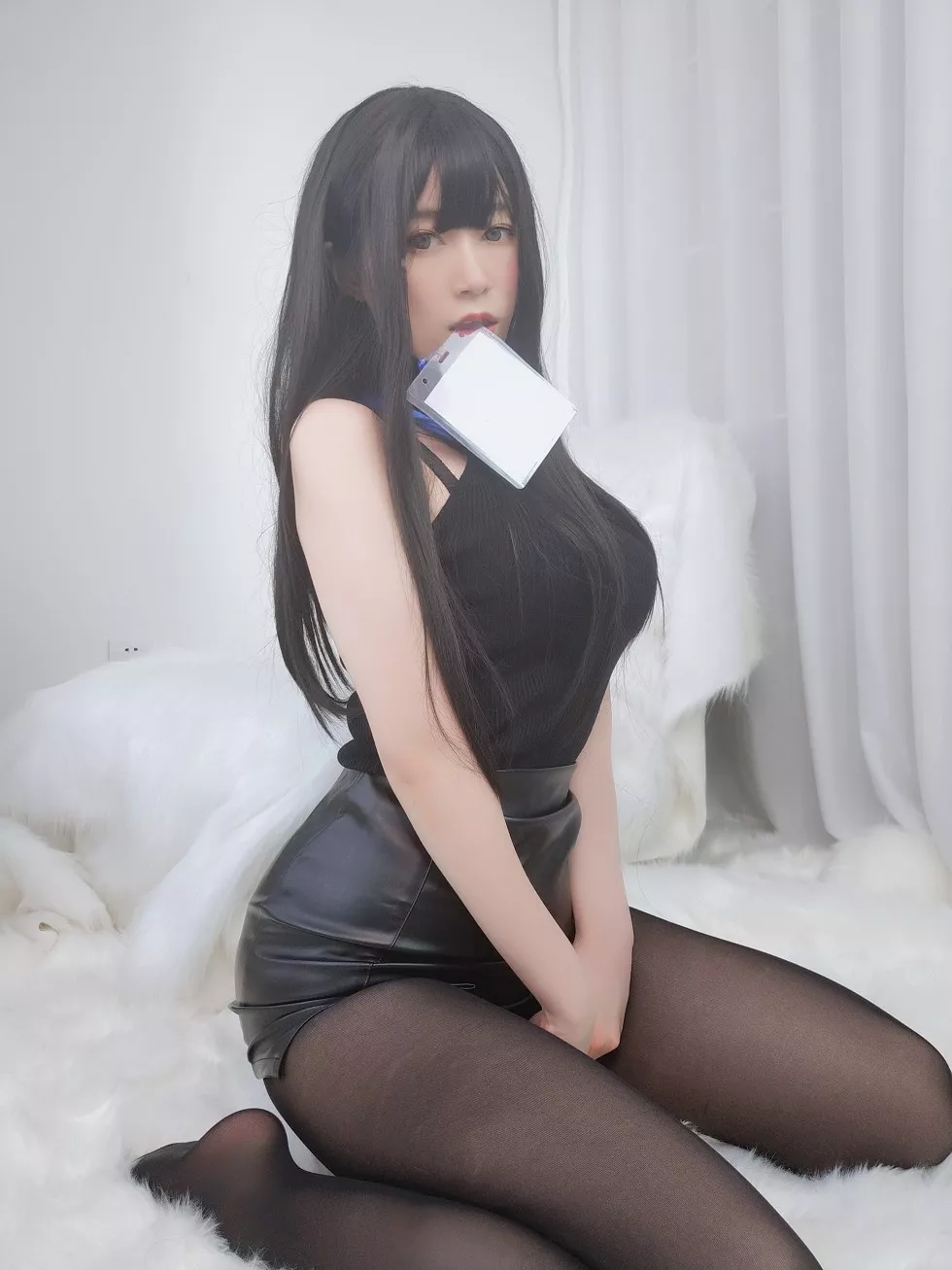 网红美女白银职场新人套主题私房开档黑丝裤袜秀翘臀撩人诱惑写真118P
