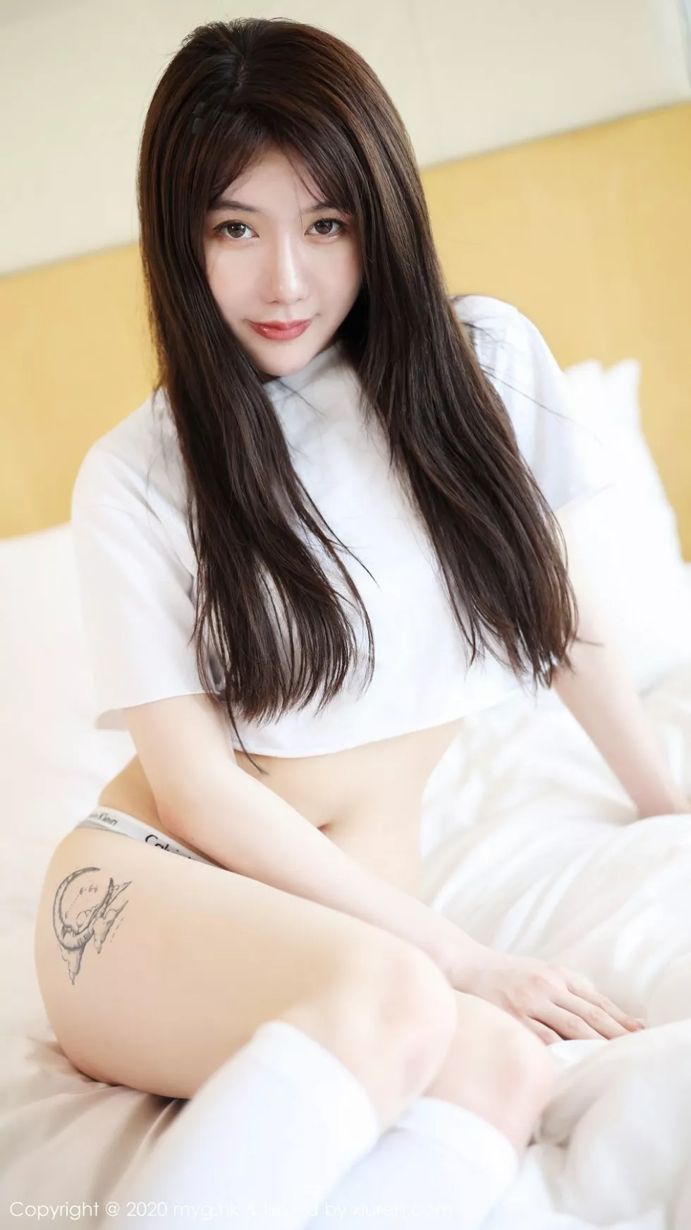 [MyGirl美媛馆]Vol.445_嫩模薛琪琪sandy脱牛仔裤露性感内衣大尺度秀火辣美体诱惑写真58P