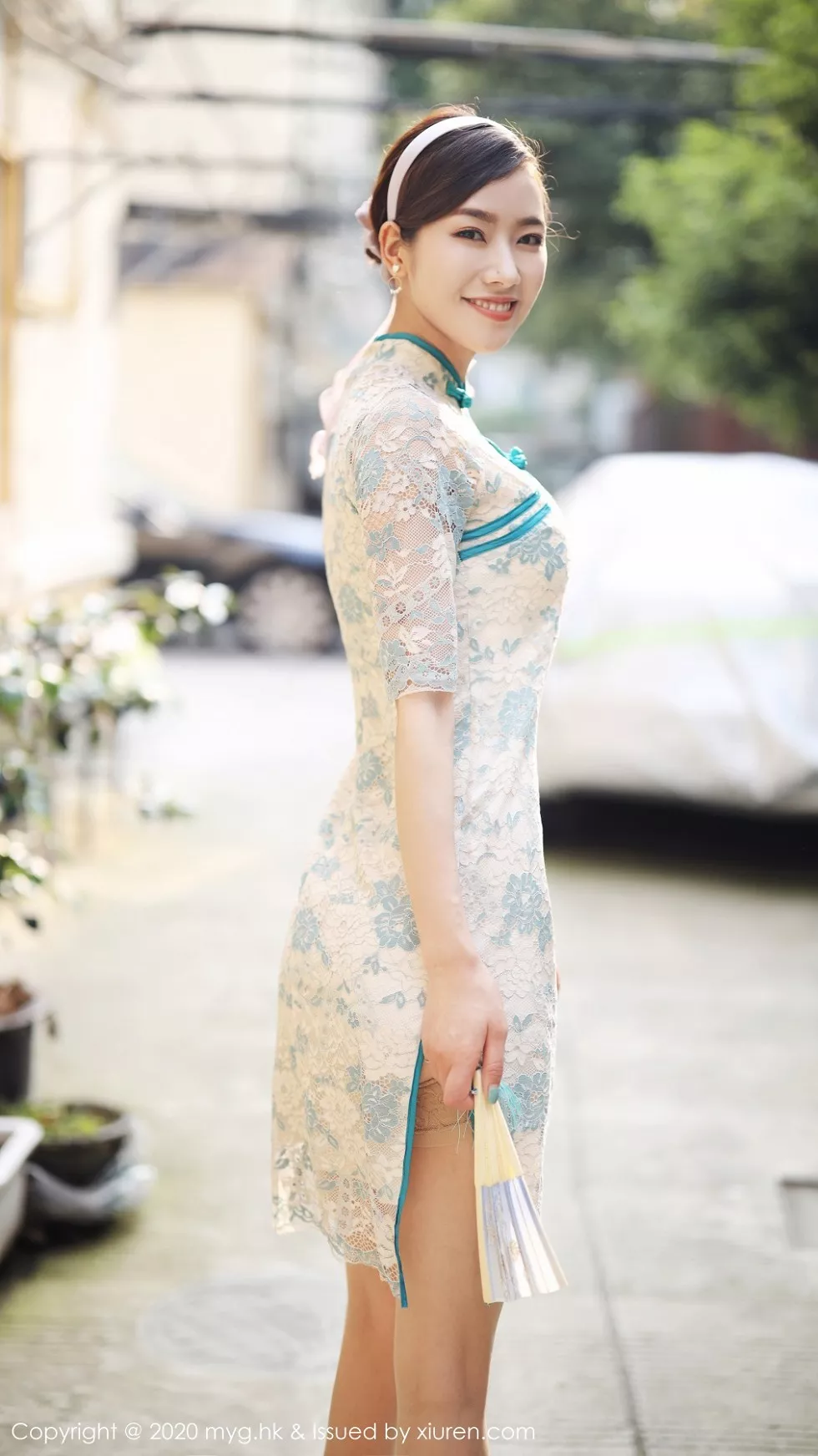 [MyGirl美媛馆]Vol.446_模特方子萱私房古韵旗袍配现代丝袜秀高挑身材诱惑写真105P