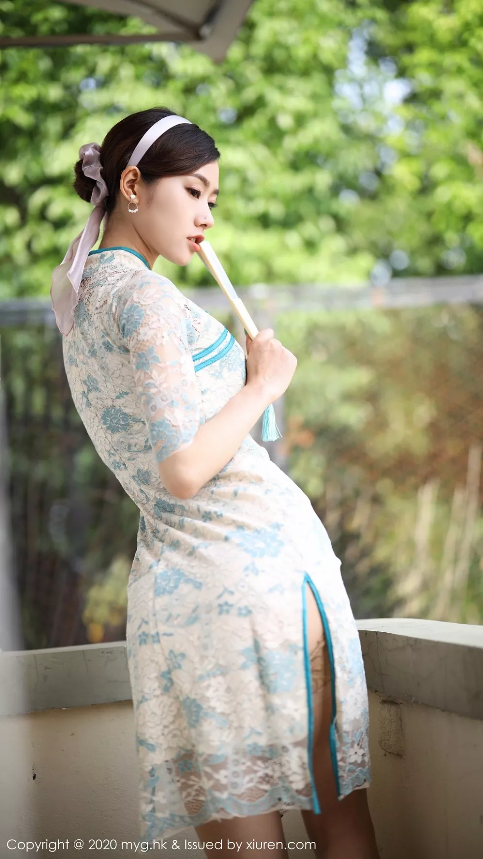 [MyGirl美媛馆]Vol.446_模特方子萱私房古韵旗袍配现代丝袜秀高挑身材诱惑写真105P