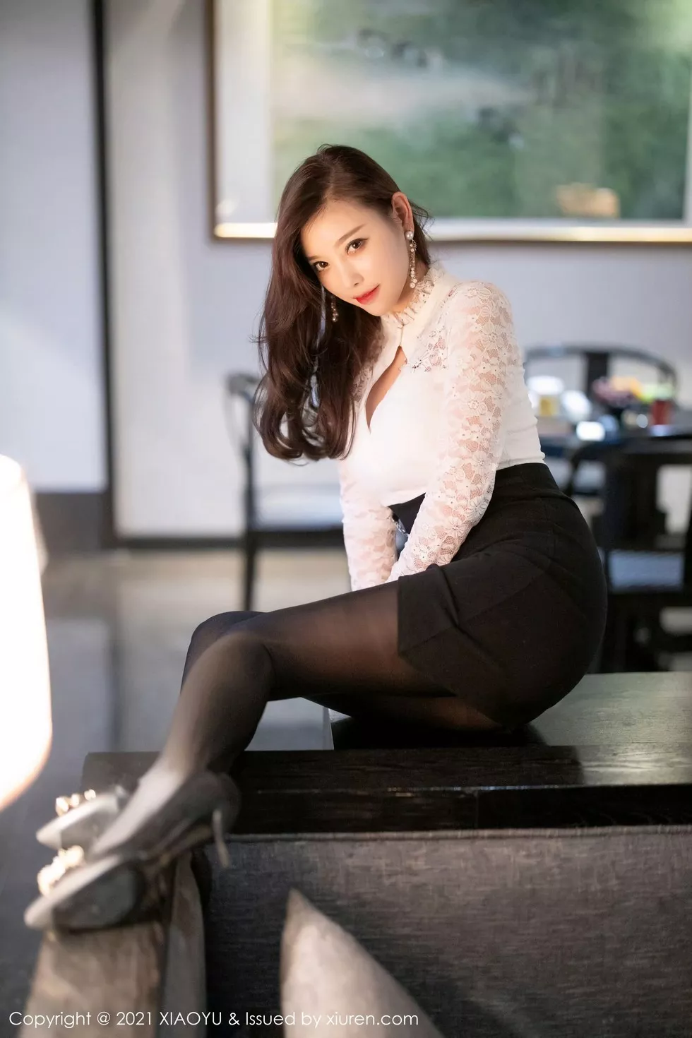 [XiaoYu画语界]Vol.462_女神杨晨晨sugar厦门旅拍黑白着装露黑丝裤袜秀翘臀诱惑写真62P
