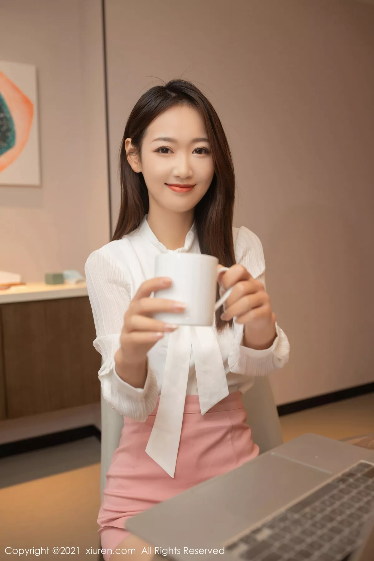 XiuRen第3183期_嫩模唐安琪家庭辅导主题脱粉色短裙露肉丝裤袜秀翘臀诱惑写真78P