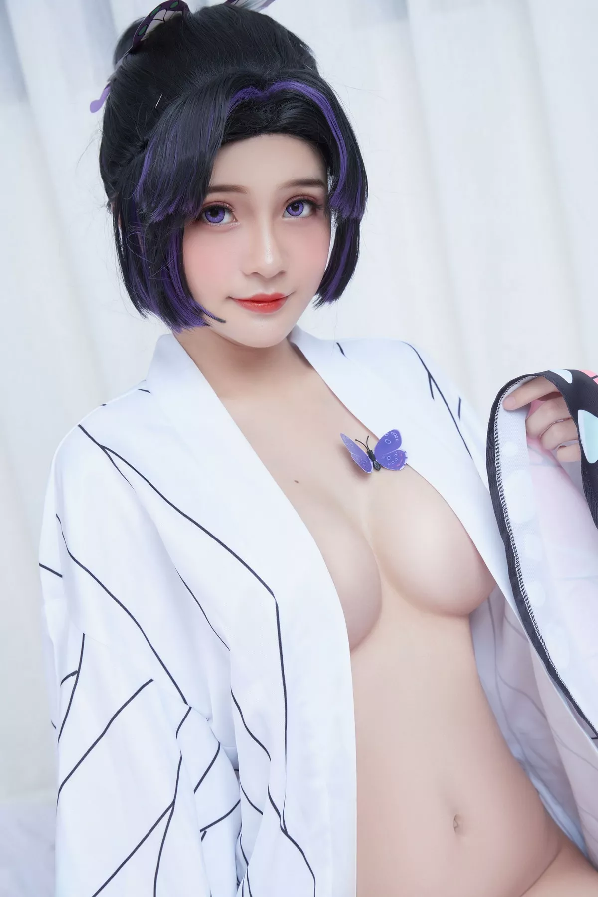 COS福利Azami - Shinobu Kocho主题私房半脱露性感内衣秀傲人豪乳诱惑写真31P