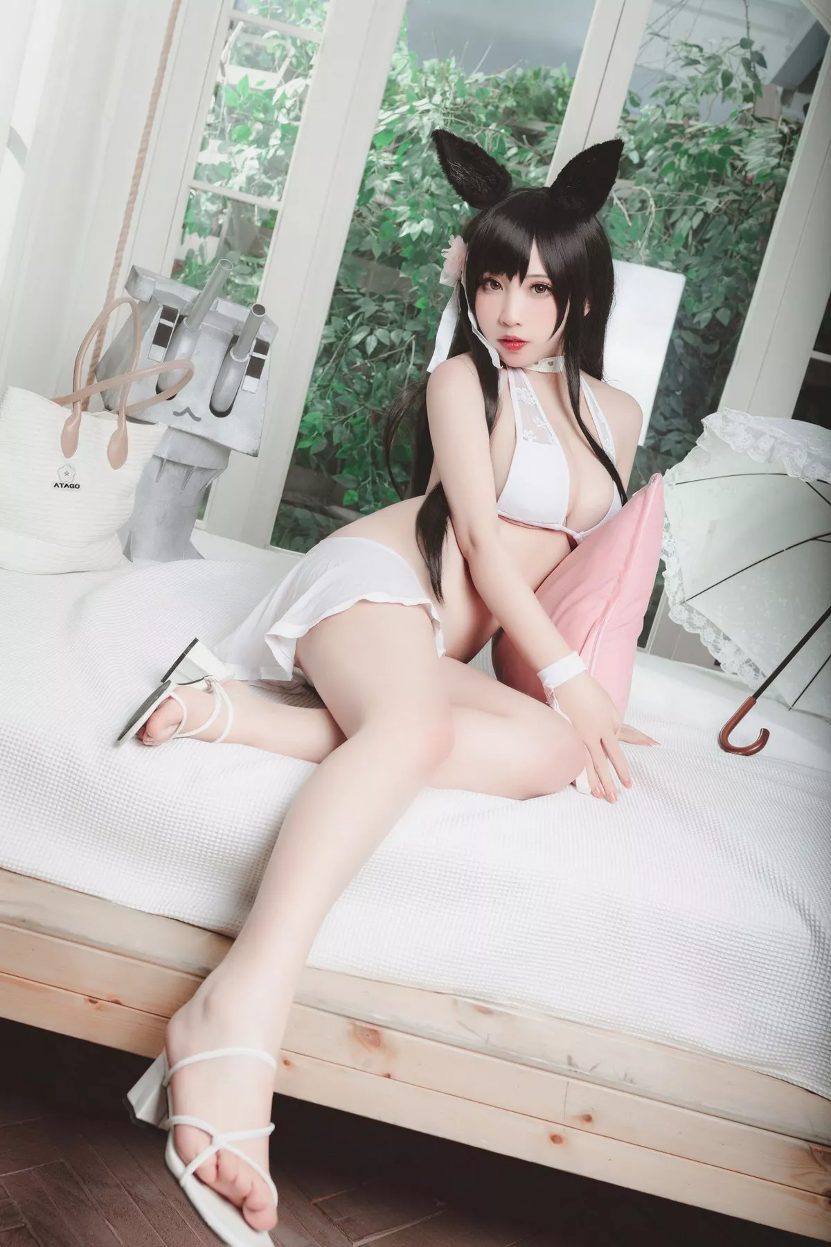 动漫博主猫田聖奈奈爱宕泳装主题私房秀白嫩肌肤火辣身材诱惑写真25P