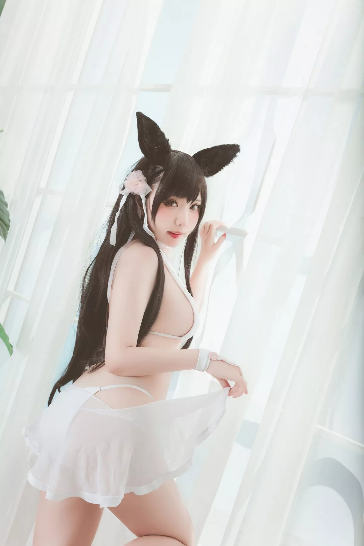 动漫博主猫田聖奈奈爱宕泳装主题私房秀白嫩肌肤火辣身材诱惑写真25P