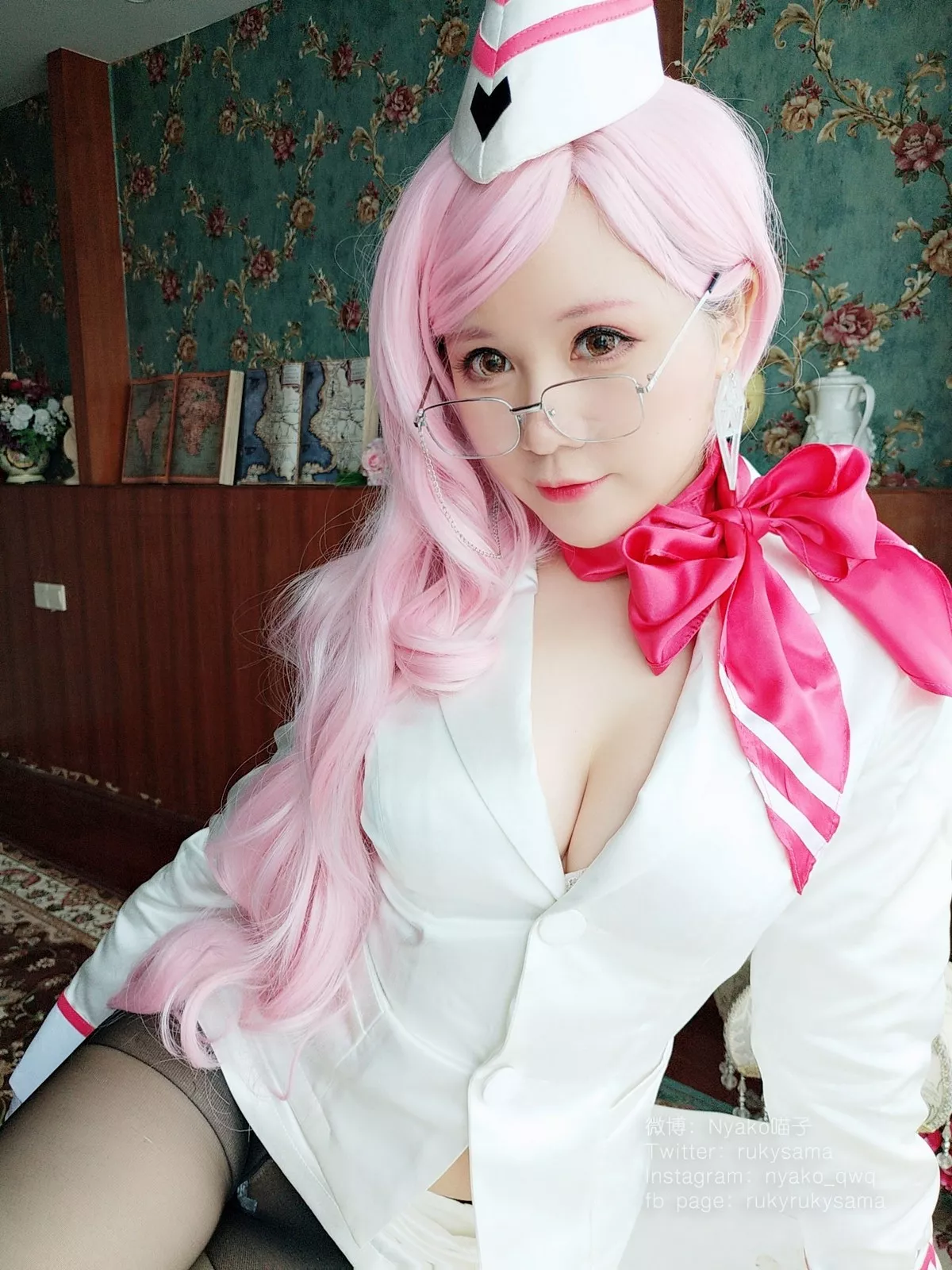 网络美女Nyako喵子私房大合集主题居家性感服饰系列真空秀惹火身材极致诱惑写真207P
