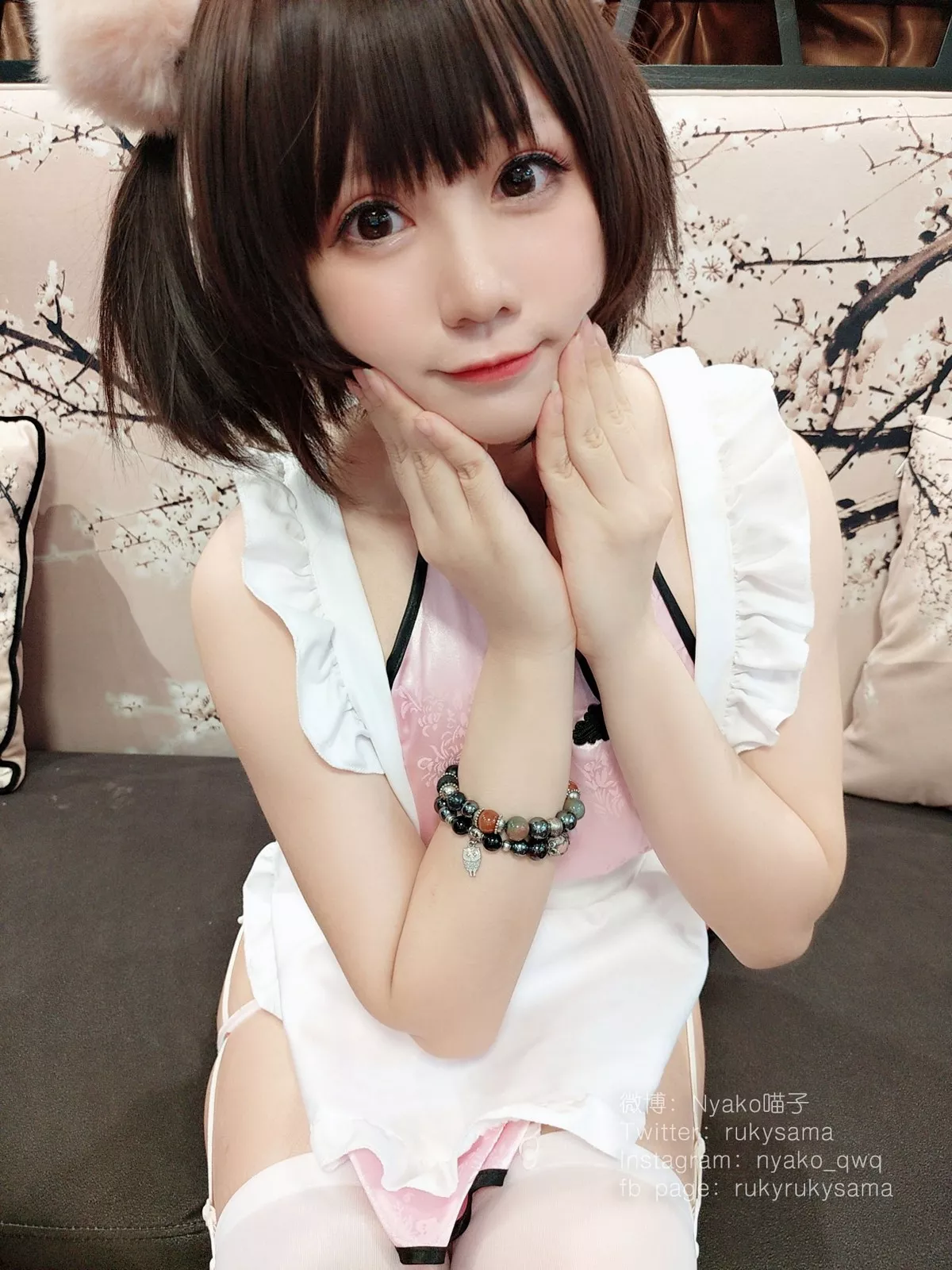 网络美女Nyako喵子私房大合集主题居家性感服饰系列真空秀惹火身材极致诱惑写真207P