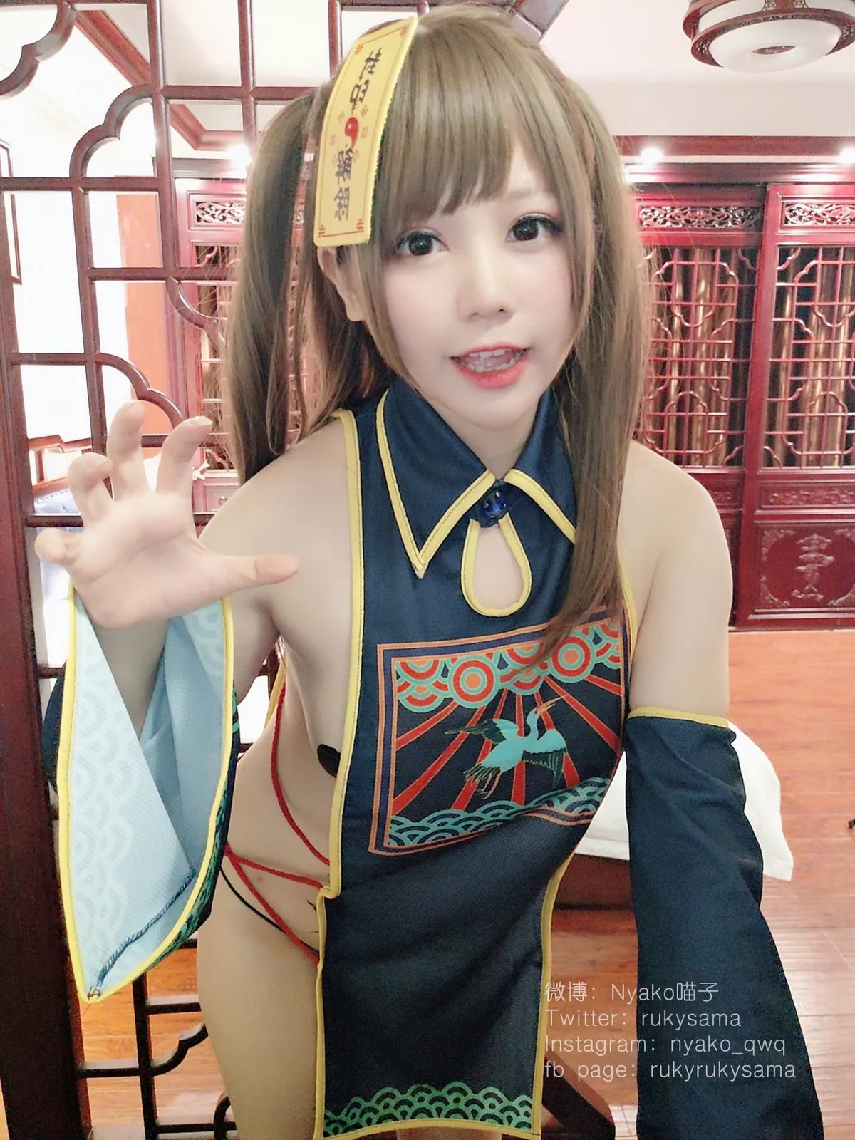 网络美女Nyako喵子私房大合集主题居家性感服饰系列真空秀惹火身材极致诱惑写真207P