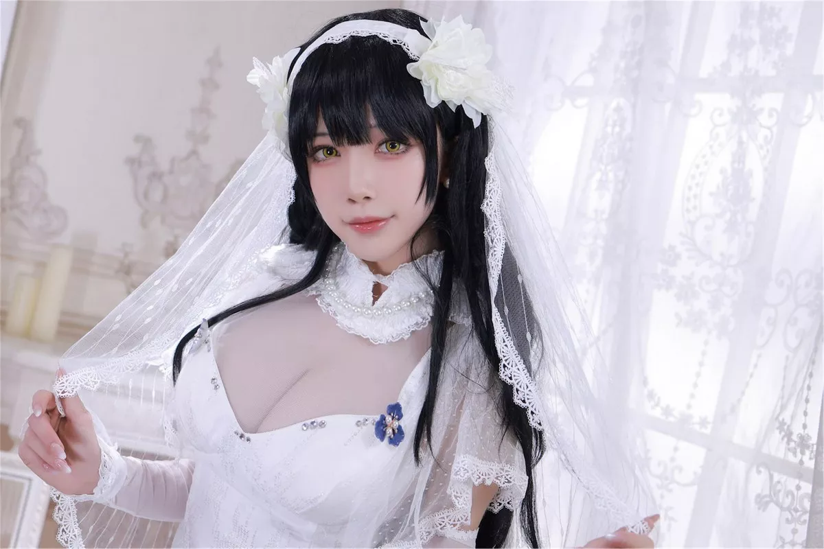 动漫博主水淼aqua少女前线主题私房性感薄纱服饰配蕾丝袜秀豪乳翘臀诱惑写真77P
