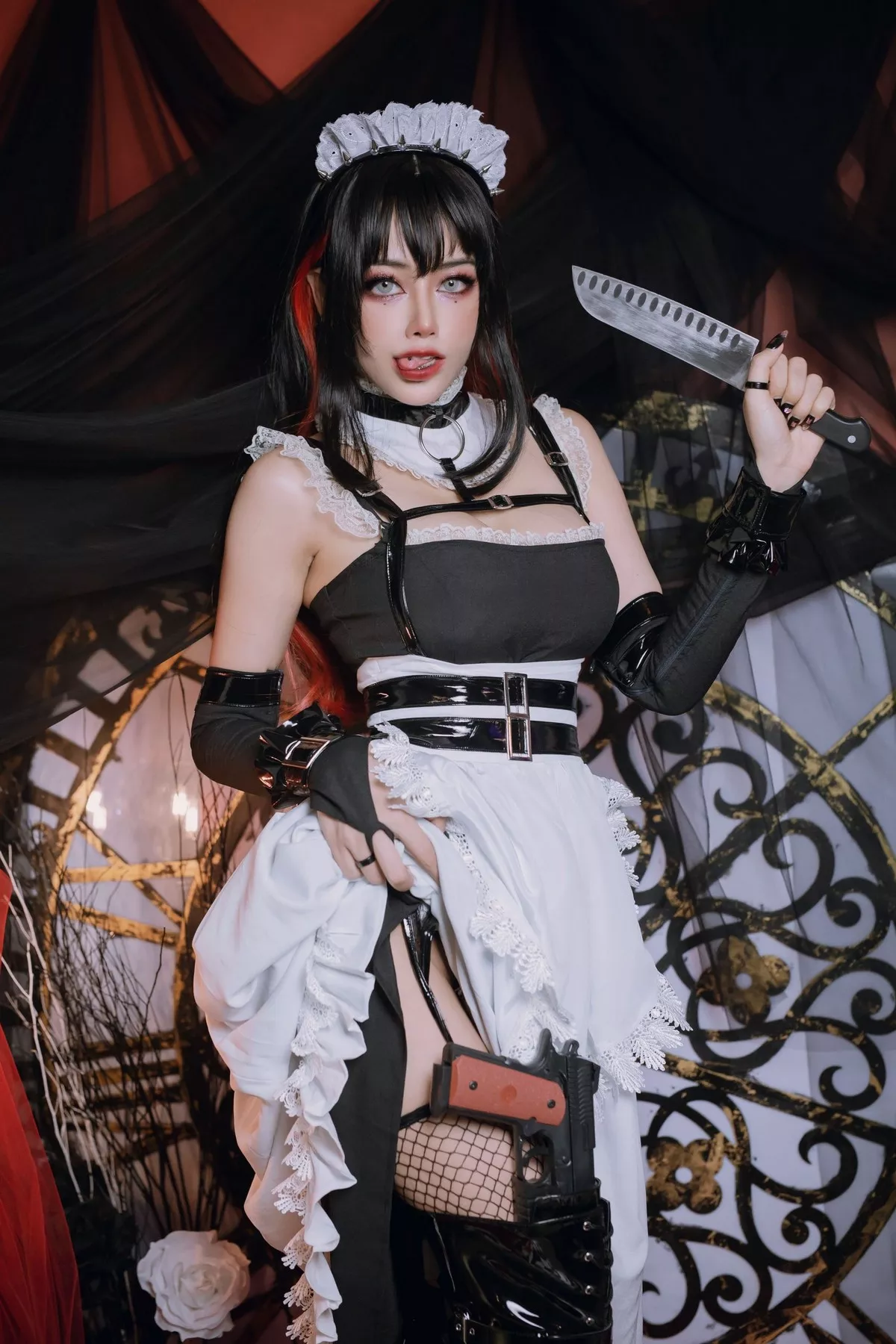 日本性感萝莉Byoru美女武士Cos主题私房情趣内衣露傲人豪乳遮点极致诱惑写真42P