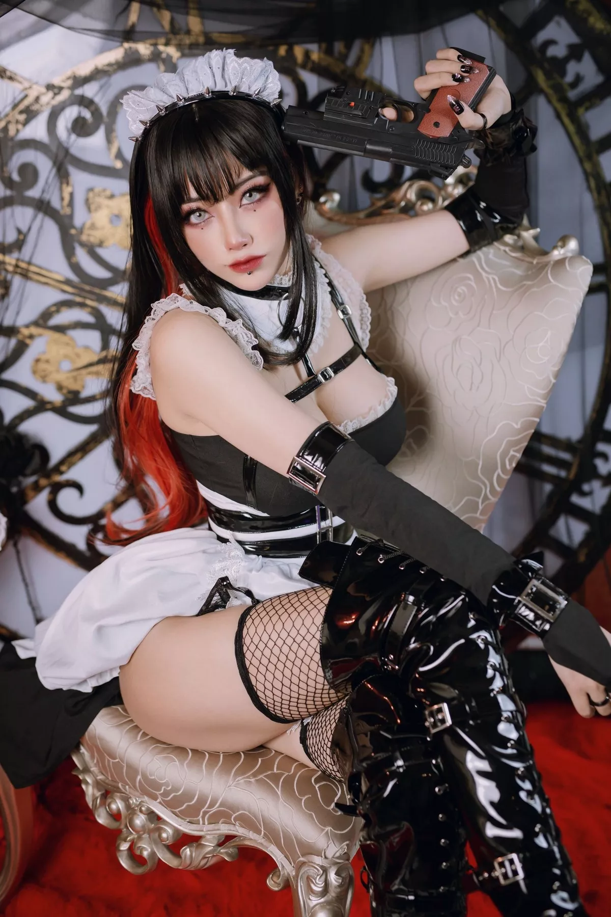 日本性感萝莉Byoru美女武士Cos主题私房情趣内衣露傲人豪乳遮点极致诱惑写真42P