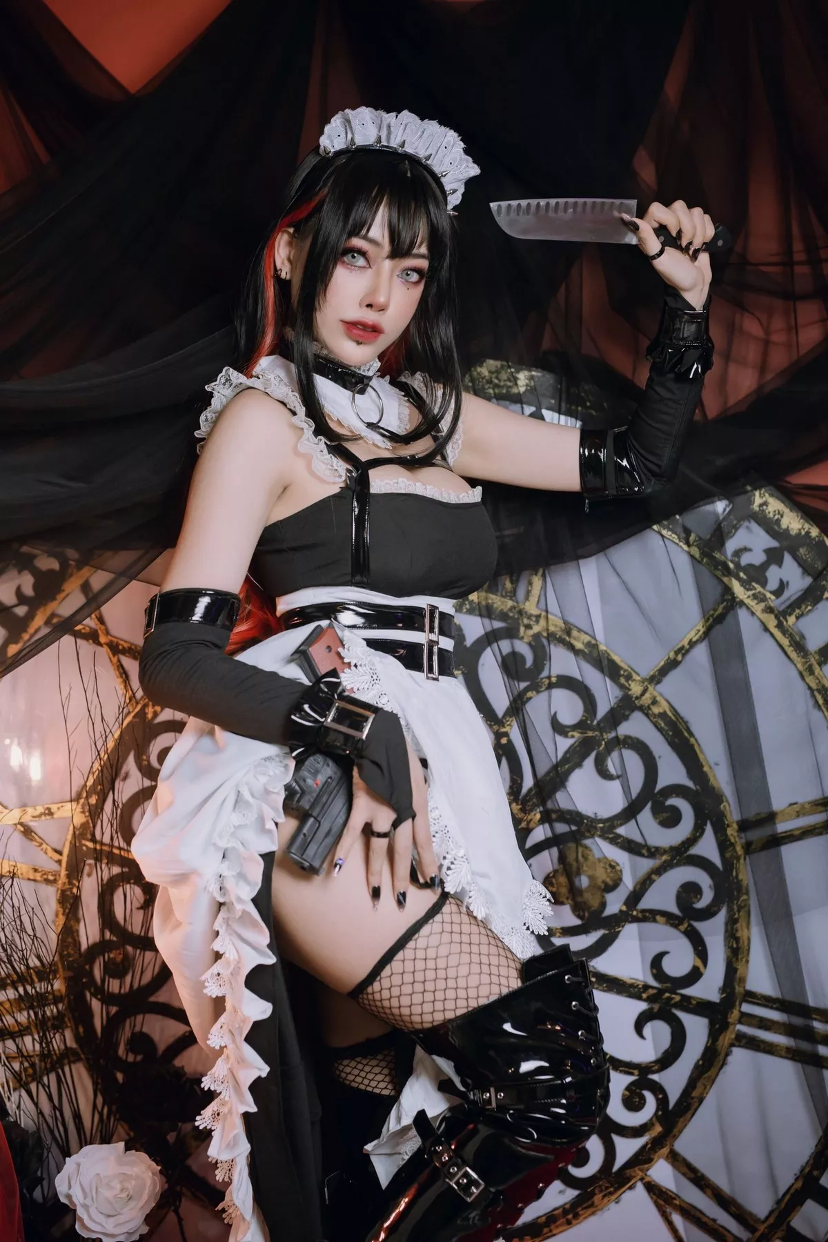 日本性感萝莉Byoru美女武士Cos主题私房情趣内衣露傲人豪乳遮点极致诱惑写真42P