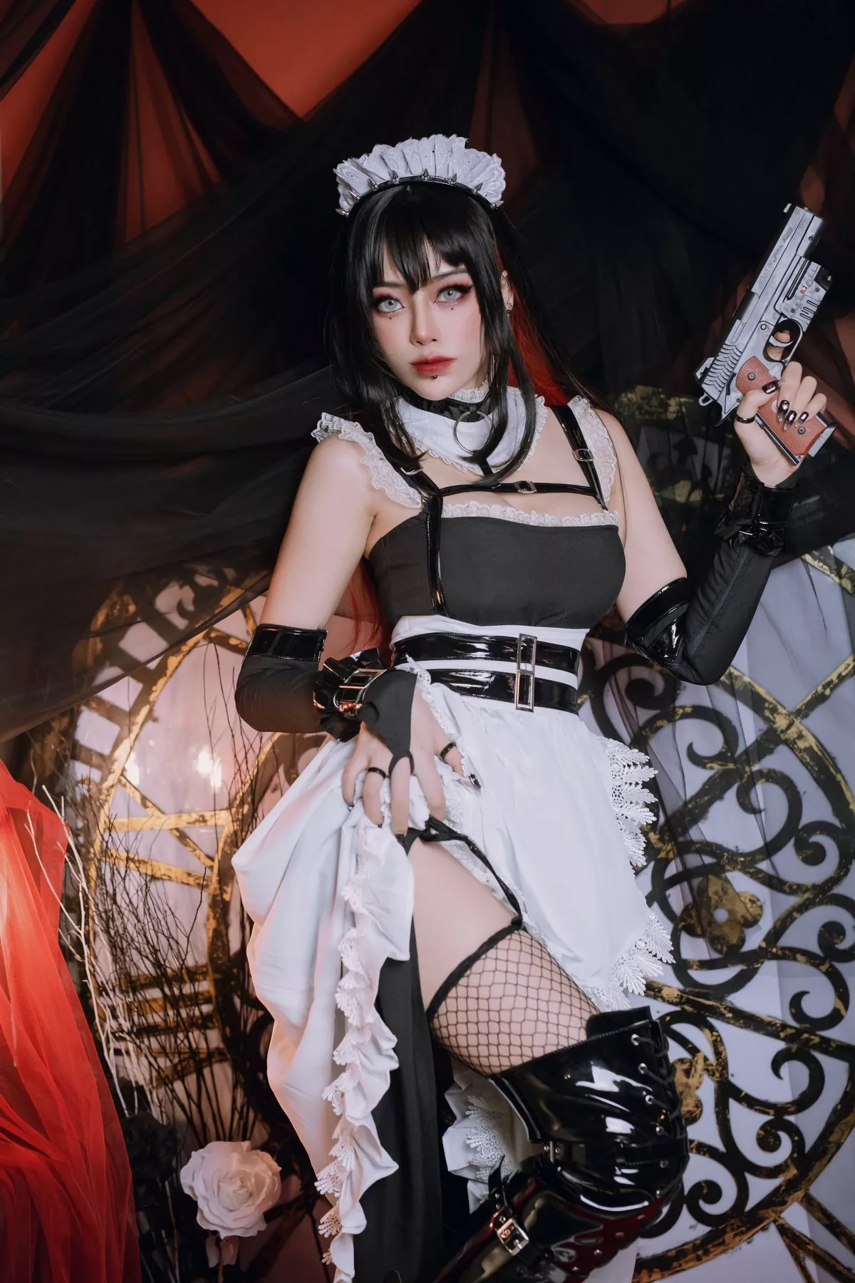 日本性感萝莉Byoru美女武士Cos主题私房情趣内衣露傲人豪乳遮点极致诱惑写真42P