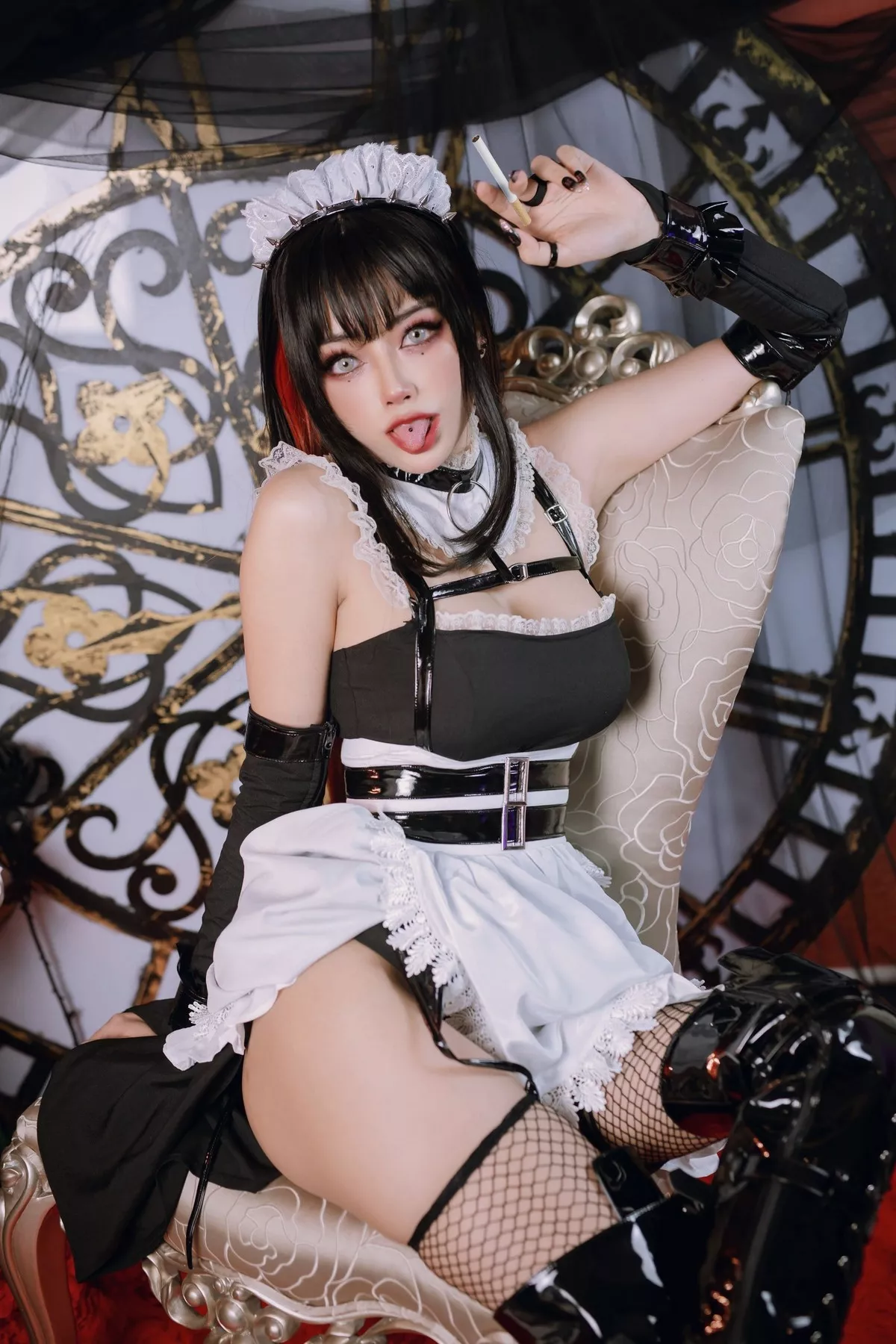 日本性感萝莉Byoru美女武士Cos主题私房情趣内衣露傲人豪乳遮点极致诱惑写真42P