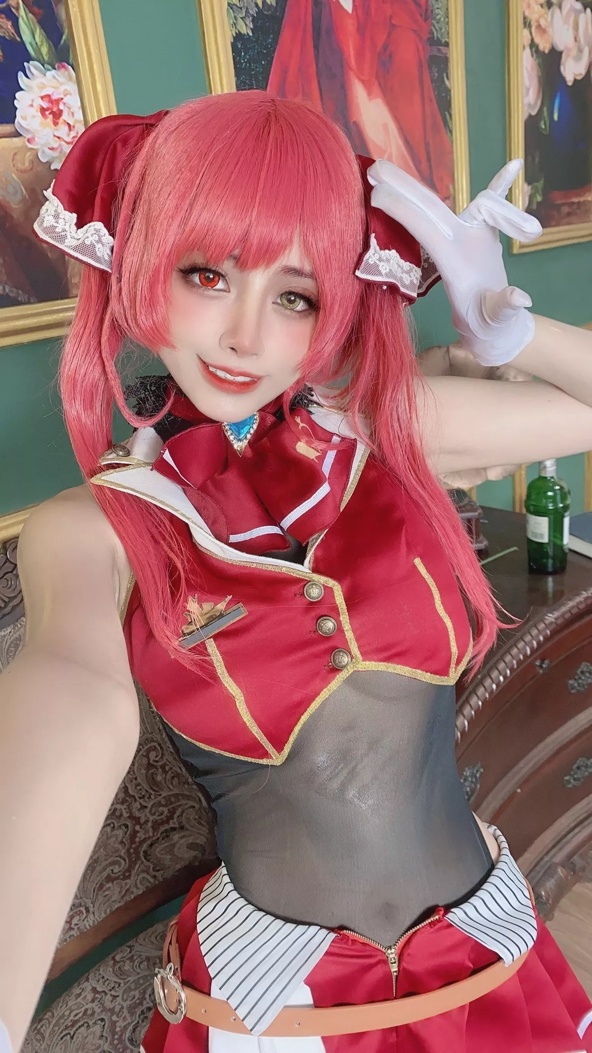 日本性感萝莉Byoru宝钟玛琳主题私房薄透连体衣配蕾丝吊袜秀火辣身材诱惑写真50P
