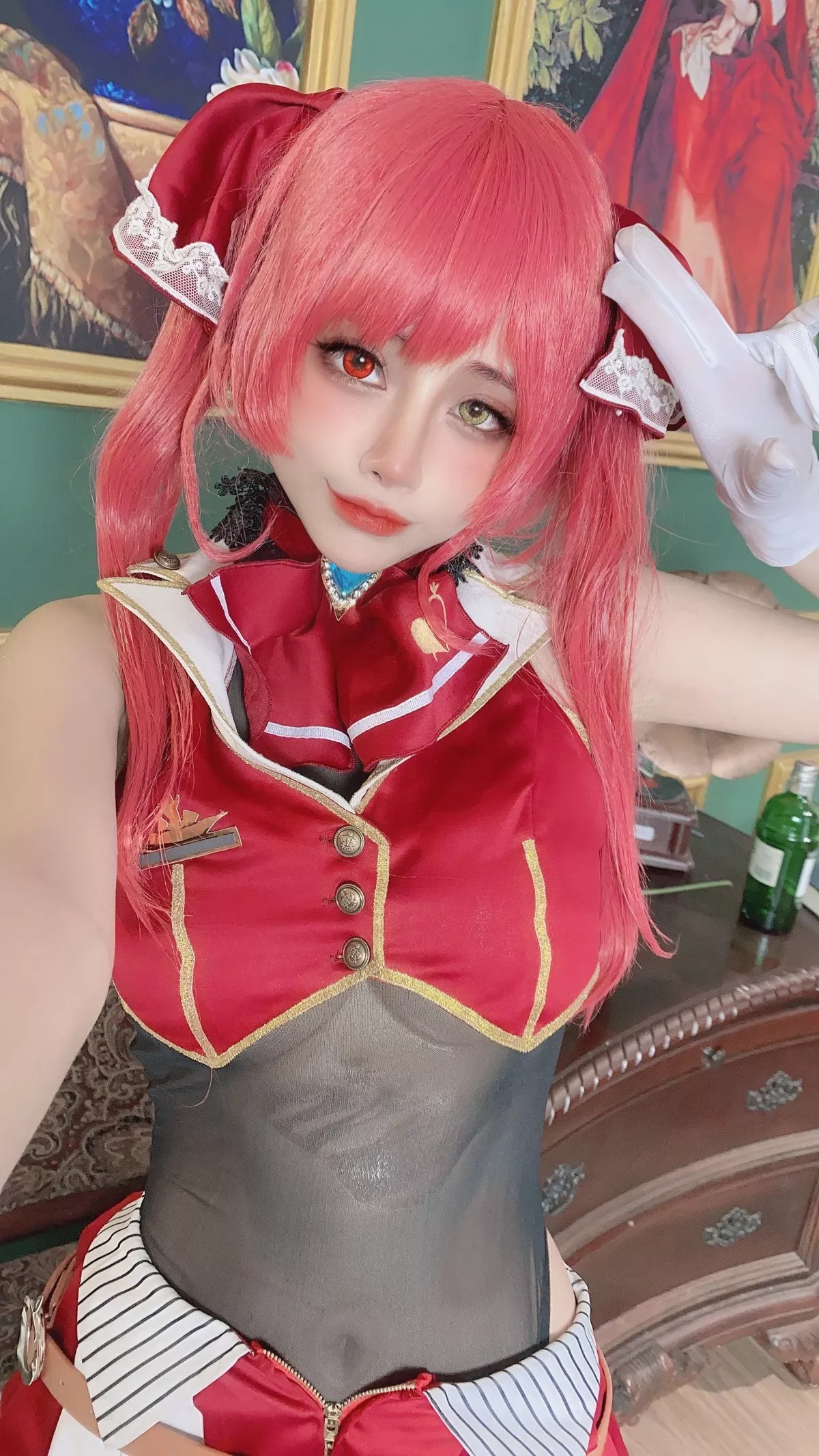 日本性感萝莉Byoru宝钟玛琳主题私房薄透连体衣配蕾丝吊袜秀火辣身材诱惑写真50P