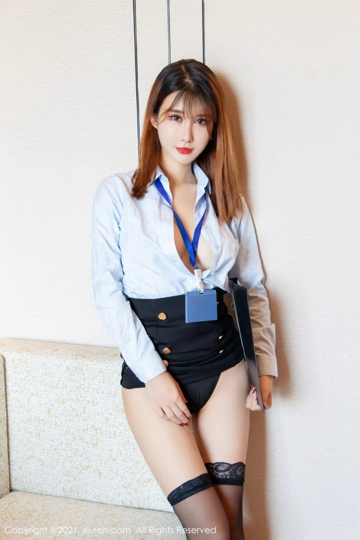 XiuRen第4247期_模特夏沫沫tifa职业秘书OL主题私房情趣捆绑秀完美身材诱惑写真50P