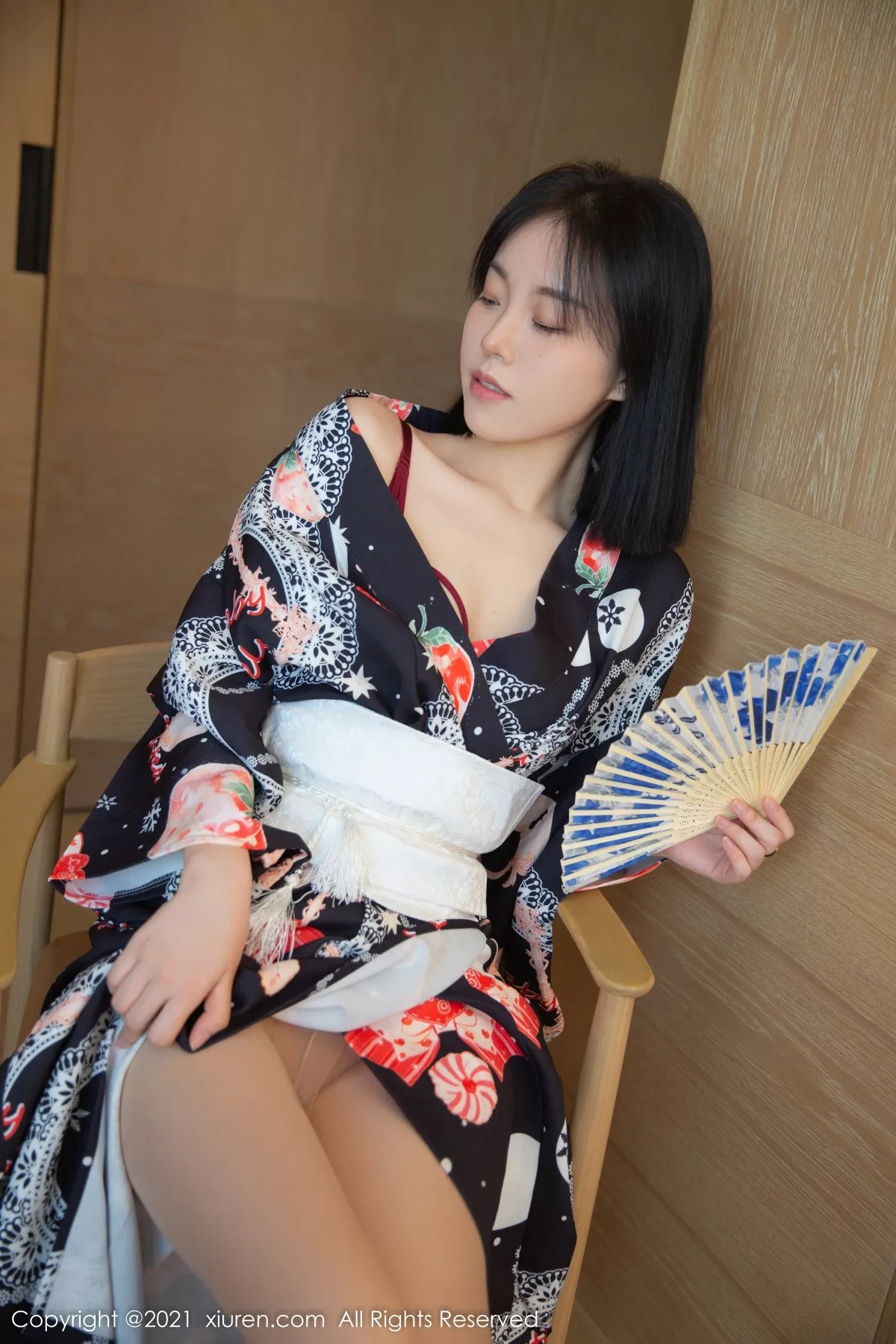 XiuRen第4313期_模特一颗甜蛋黄a私房魅力日式和服情趣人体盛宴撩人诱惑写真81P