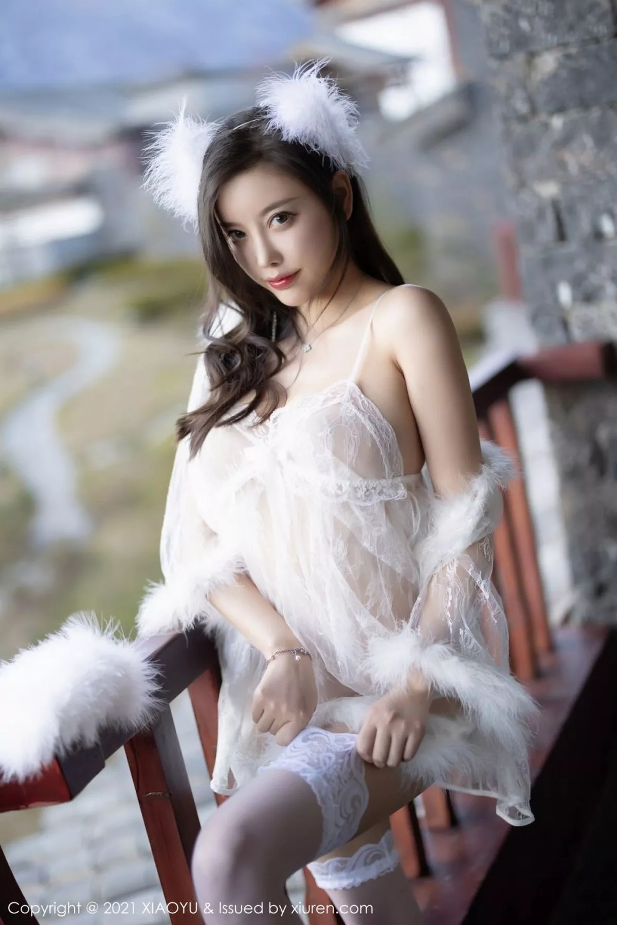 [XiaoYu画语界]Vol.680_女神杨晨晨sugar丽江心愿旅拍私房轻纱吊裙秀火辣身材诱惑写真69P
