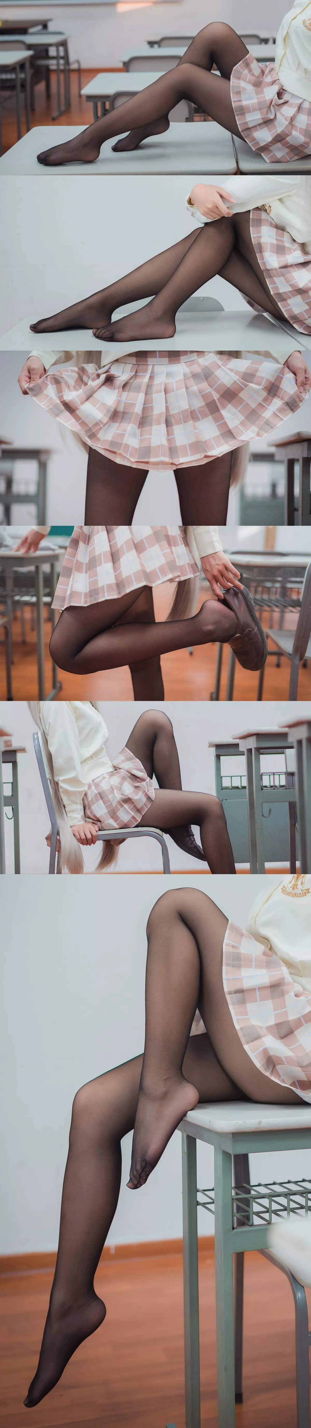 网红coser白金Saki春日野穹系列主题私房性感兔女郎配黑丝裤袜秀美腿诱惑写真32P