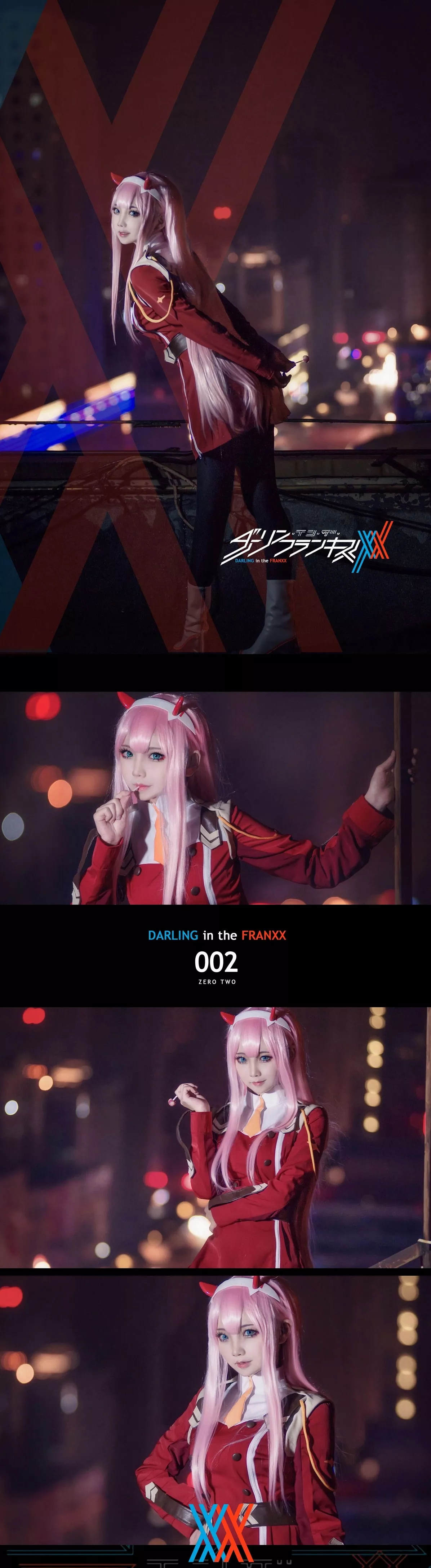 微博红人Coser楚楚子莓制服Cos主题户外性感百褶裙秀美腿迷人诱惑写真51P