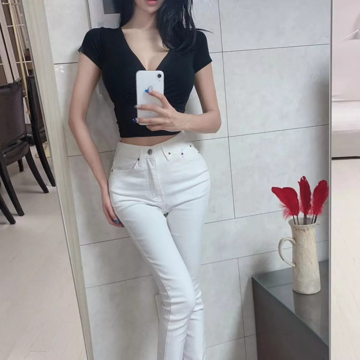 网络美女薇薇微信朋友圈资源合集私房性感连身裙系列秀魔鬼身材迷人诱惑写真297P