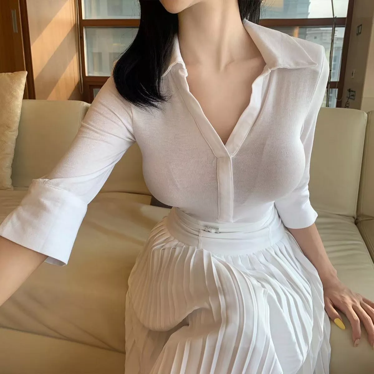 网络美女薇薇微信朋友圈资源合集私房性感连身裙系列秀魔鬼身材迷人诱惑写真297P