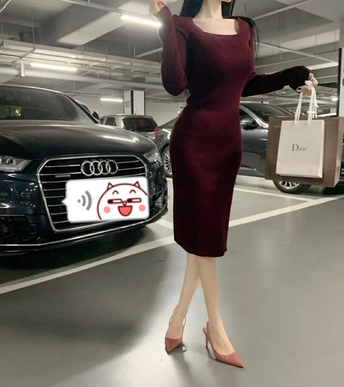 网络美女薇薇微信朋友圈资源合集私房性感连身裙系列秀魔鬼身材迷人诱惑写真297P